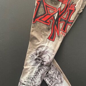 Death Band Human Leggings - Pull the Plug Patches